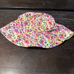 Floral Bucket Hat Little Girl